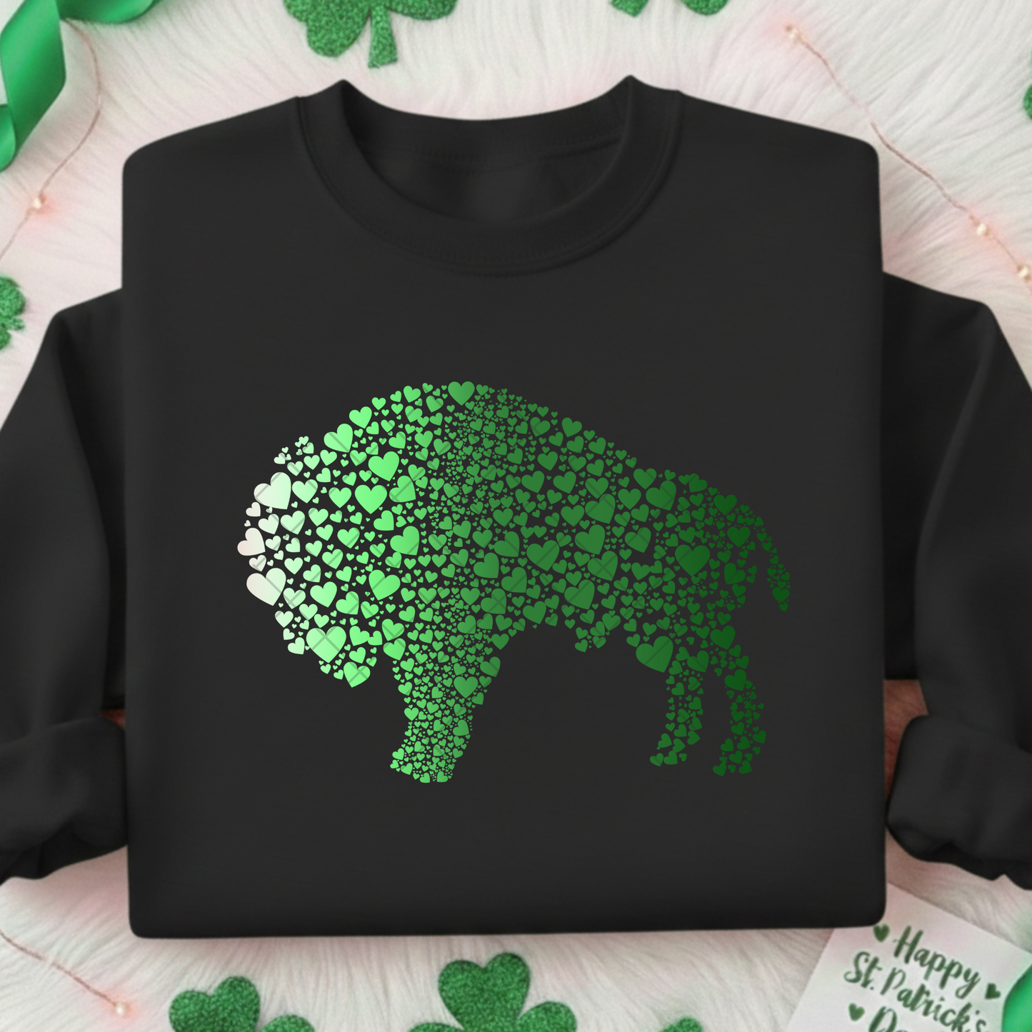 Buffalo Ombre St Patrick's Day DTF Transfer