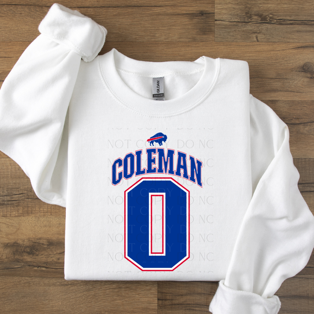 Coleman Buffalo DTF Transfer