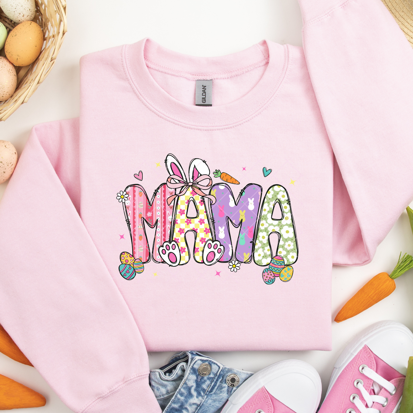 Mama Easter Bunny DTF Transfer