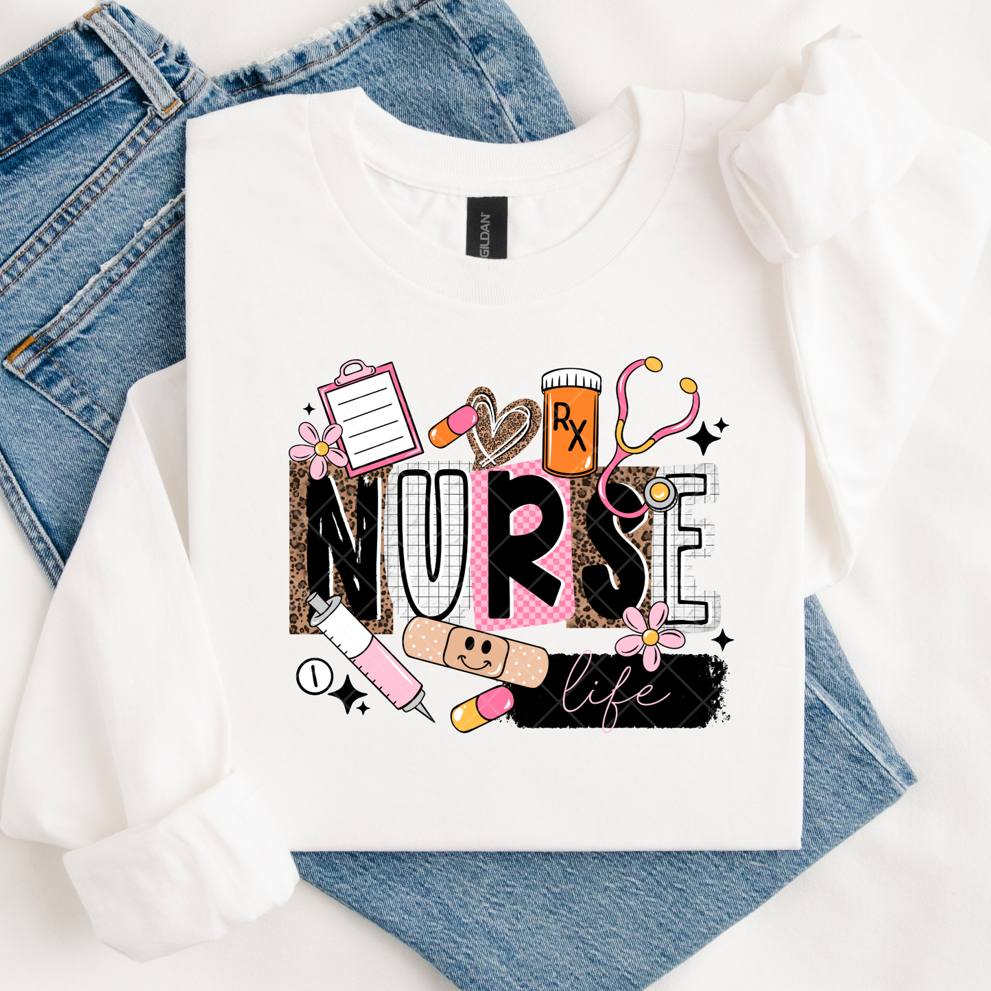 Nurse Life DTF Transfer