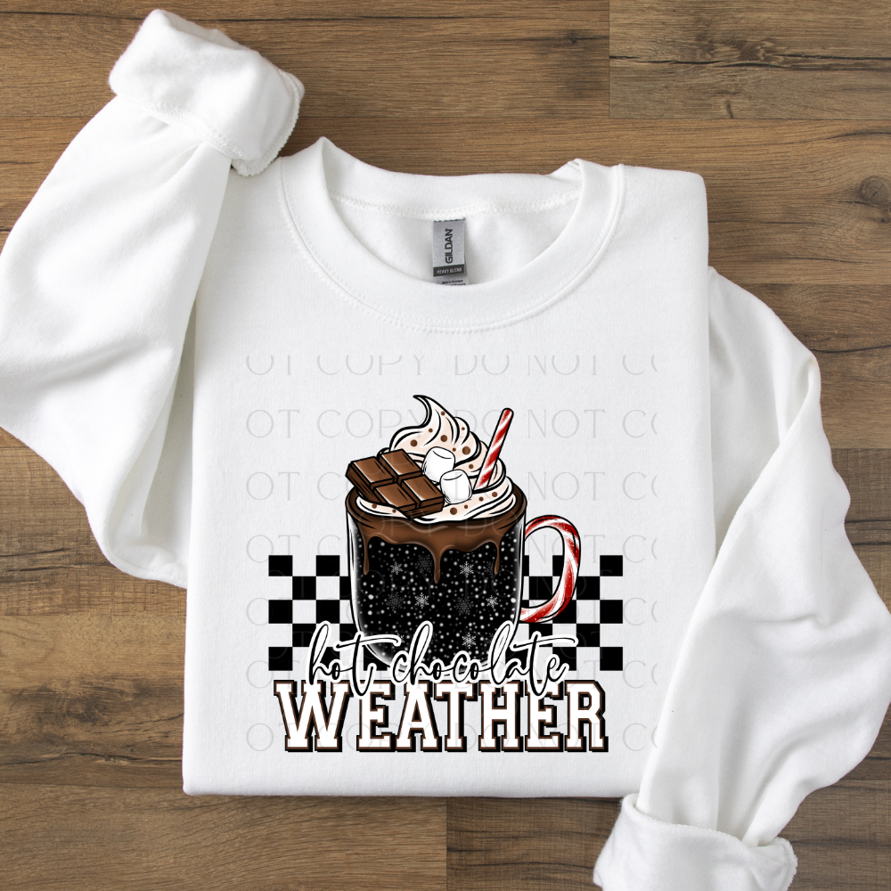 Hot Chocolate Weather DTF Transfer
