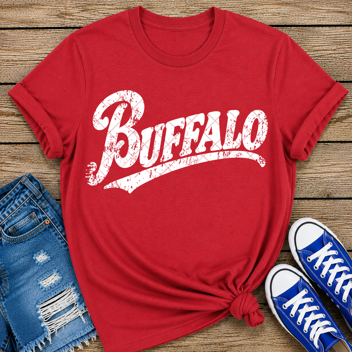 Buffalo Retro Distressed DTF Transfer