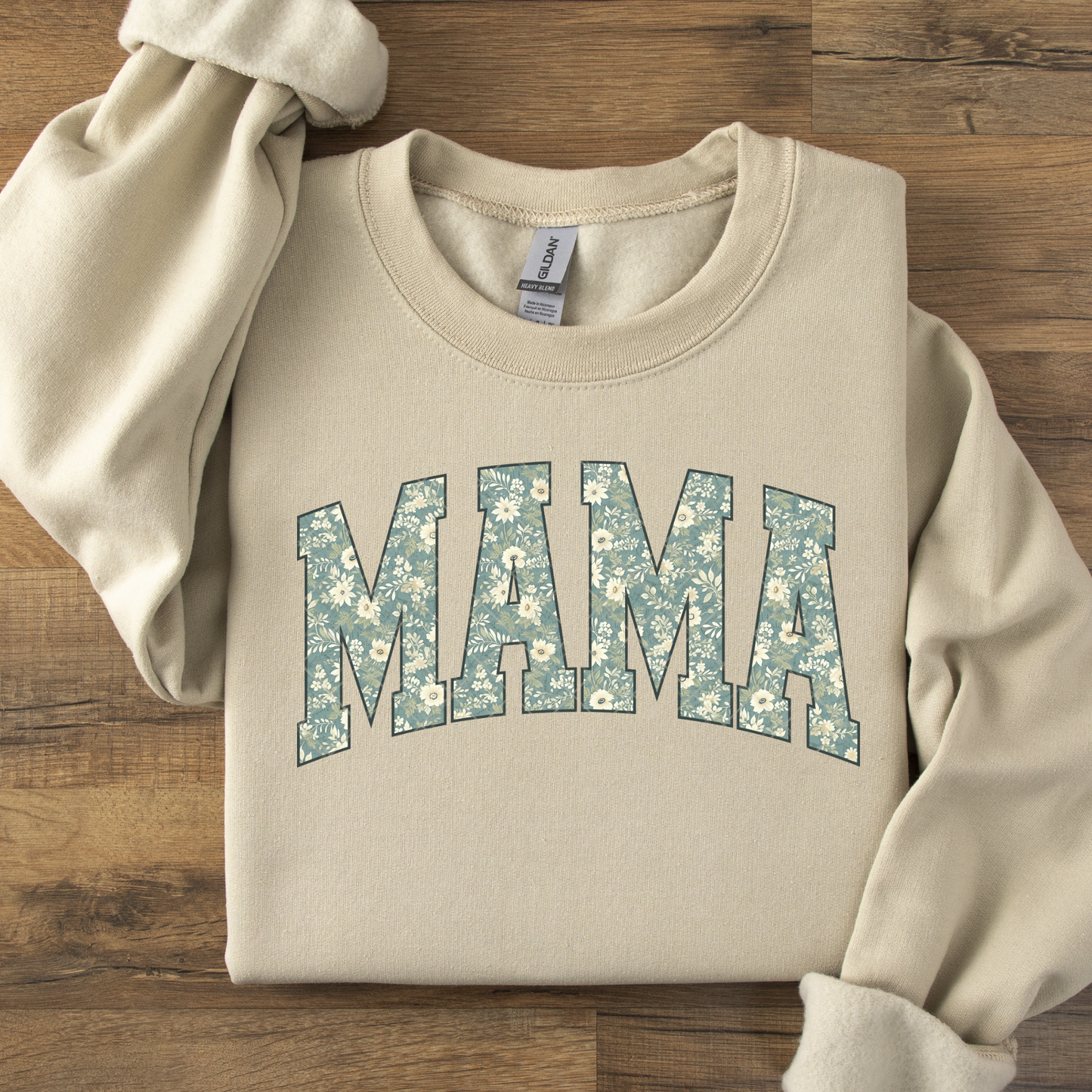 Mama Nature Green Floral DTF Transfer