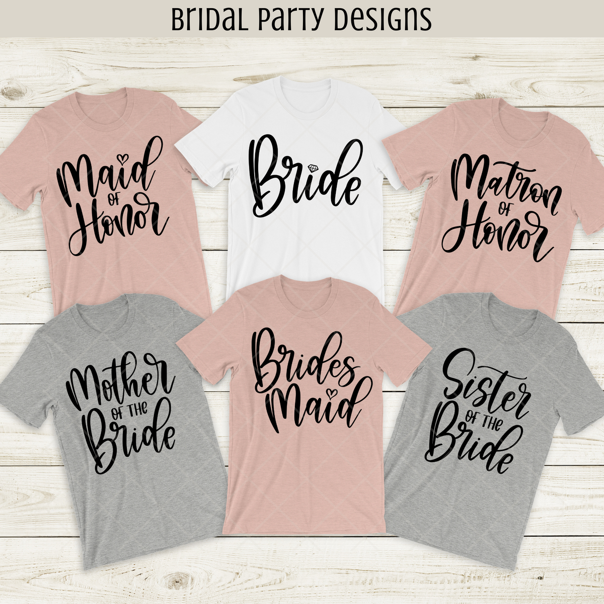Bridal Party DTF Transfer