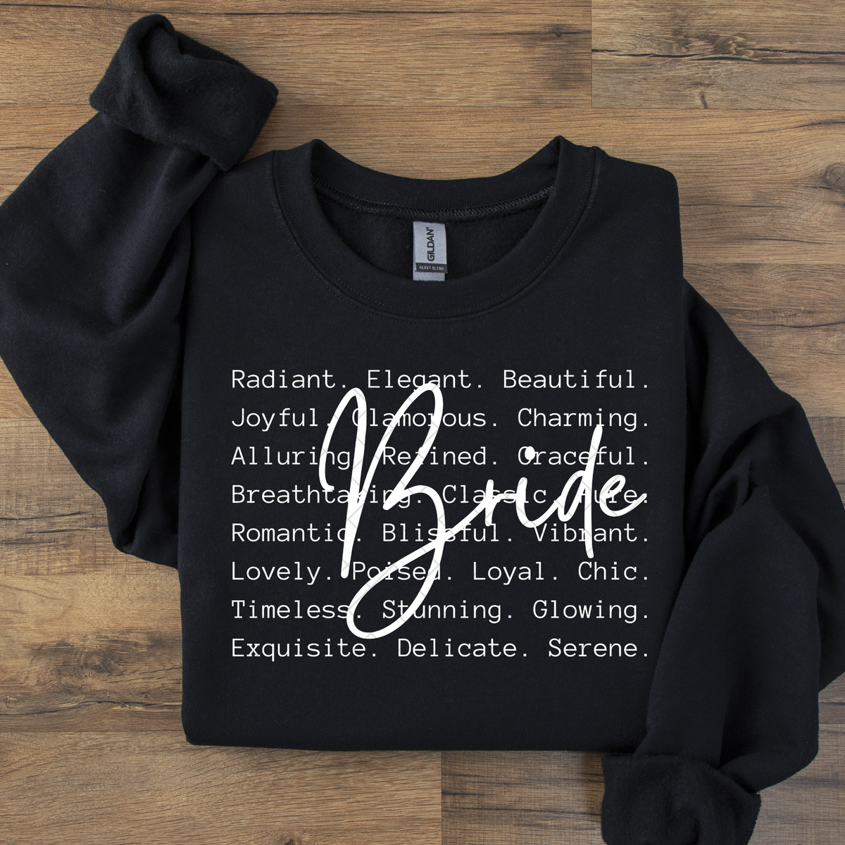 Bride Typography DTF Transfer