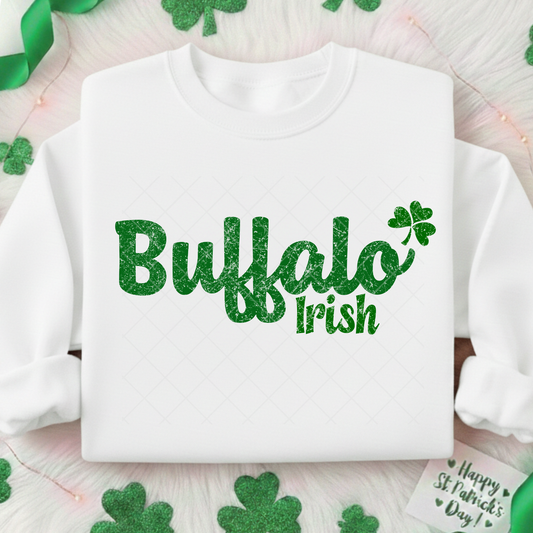 Buffalo Irish Distressed DTF Transfer