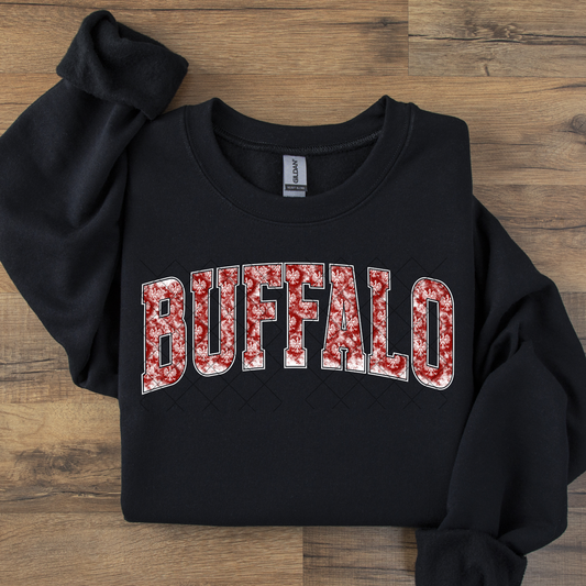 Buffalo Polish Varsity Letters DTF Transfer