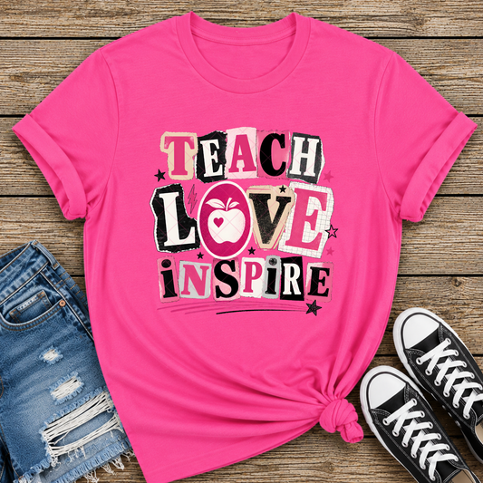 Teach Love Inspire DTF Transfer