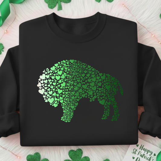 Buffalo Ombre St Patrick's Day DTF Transfer