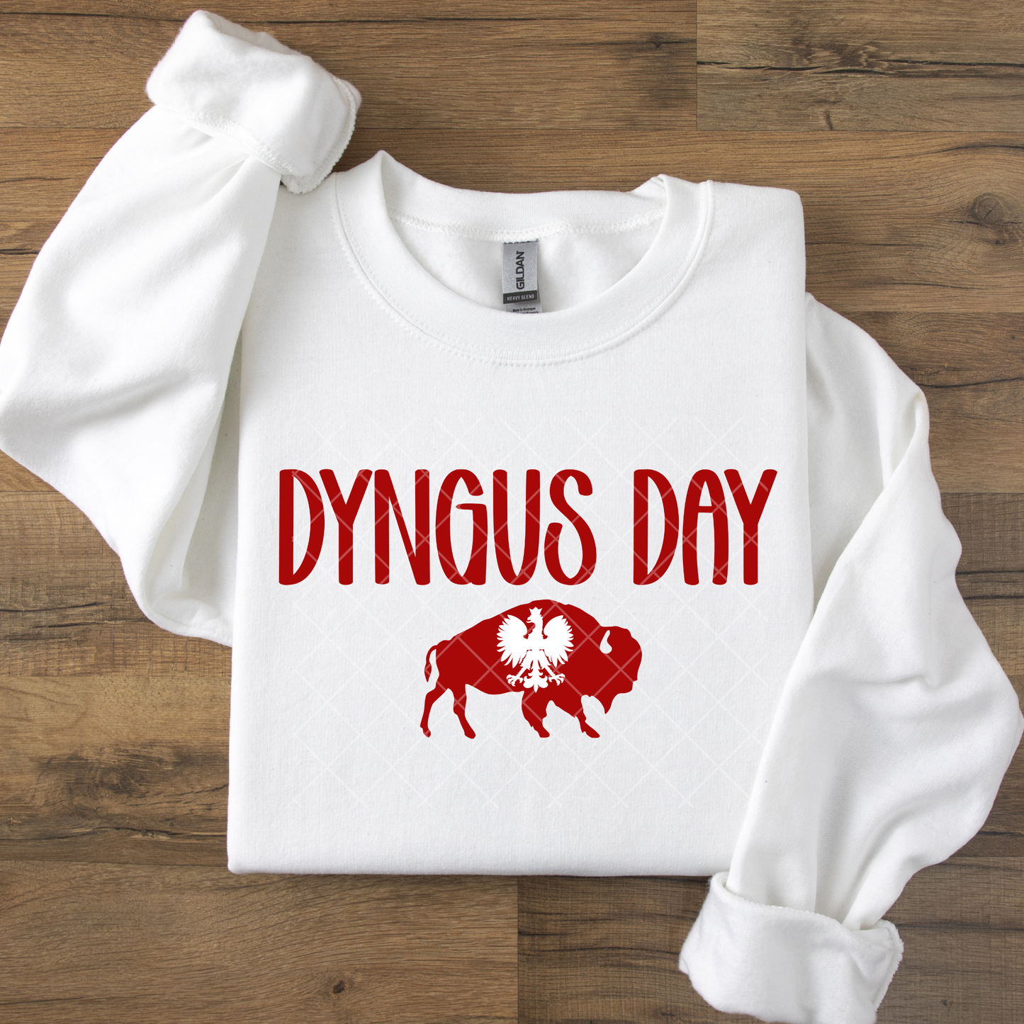 Buffalo Dyngus Day Distressed DTF Transfer