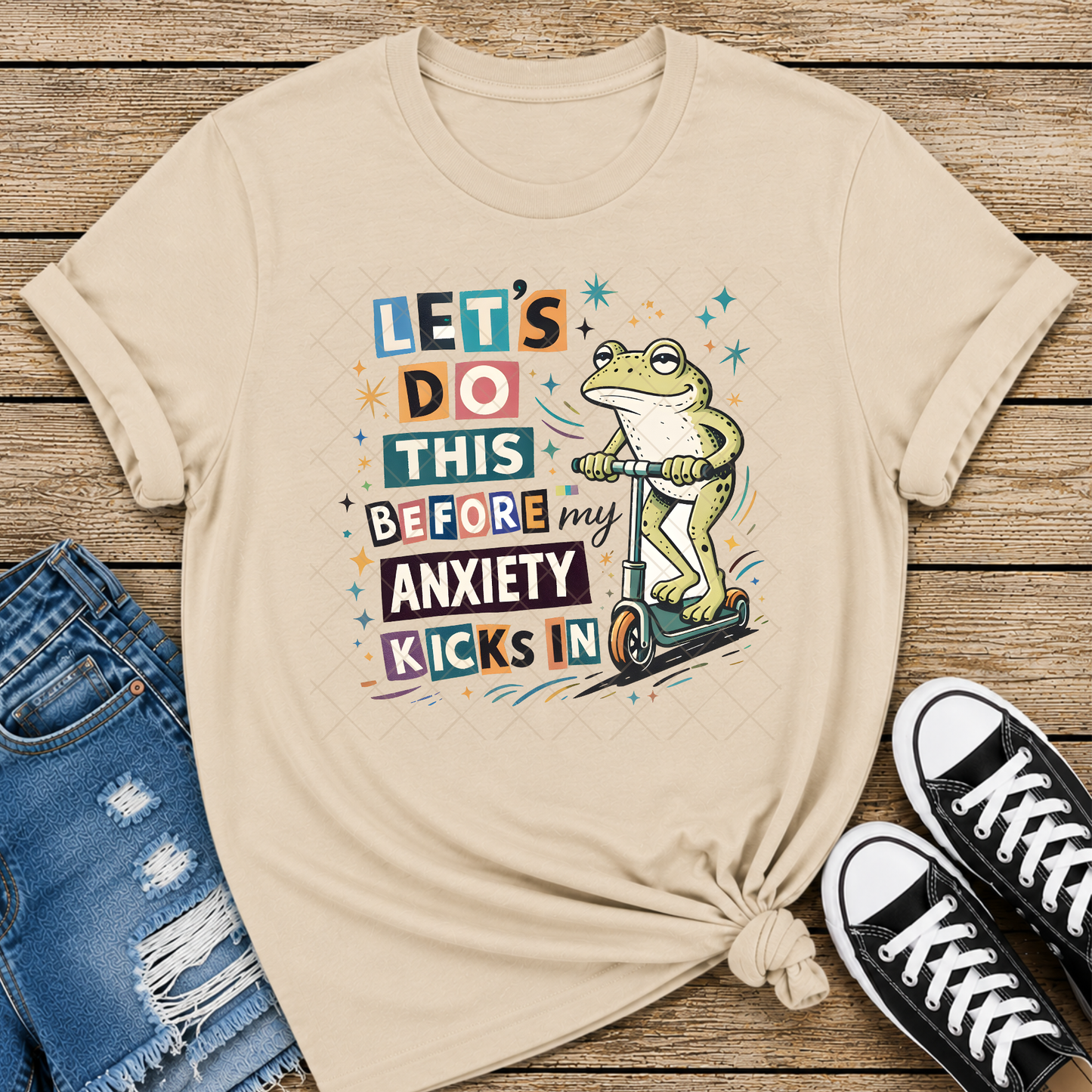 Let's Do This Before Anxiety Kicks In DTF Transfer