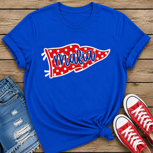 Buffalo Polk Dot Flag DTF Transfer