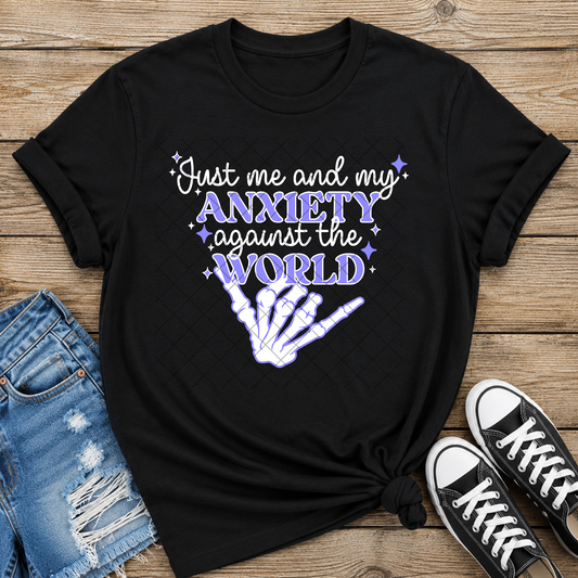 Just Me and My Anxiety DTF Transfer