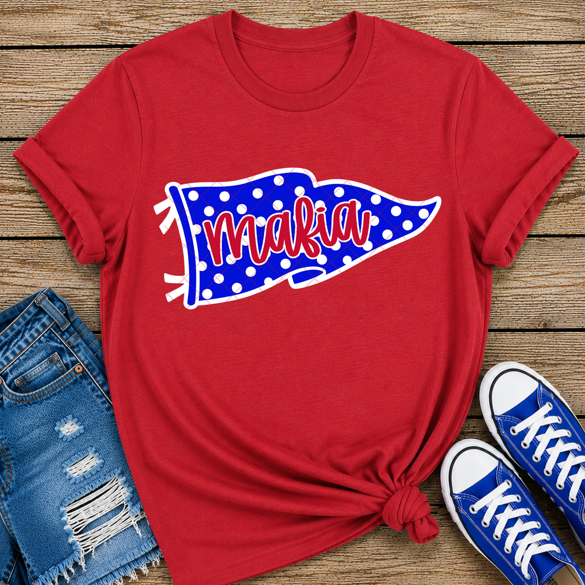 Buffalo Polk Dot Flag DTF Transfer