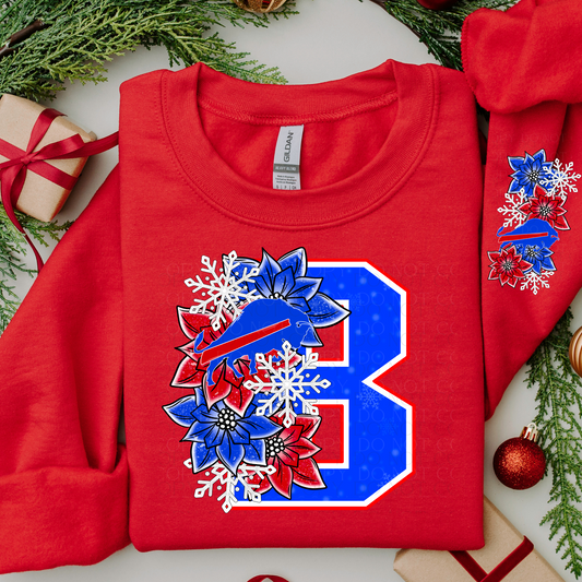 Buffalo Football Christmas DTF Transfer