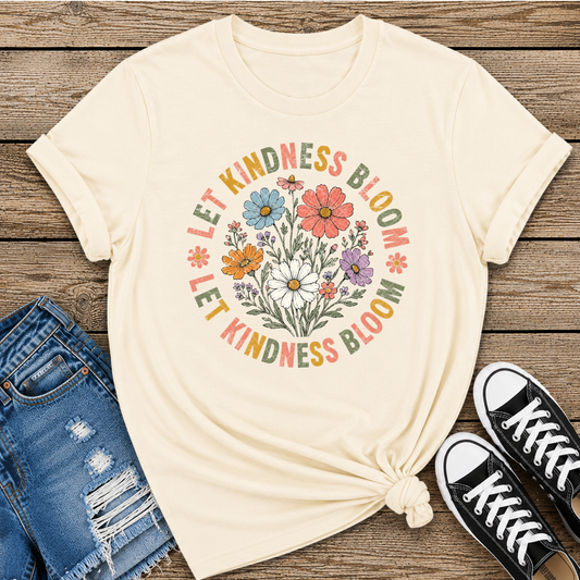 Let Kindness Bloom DTF Transfer