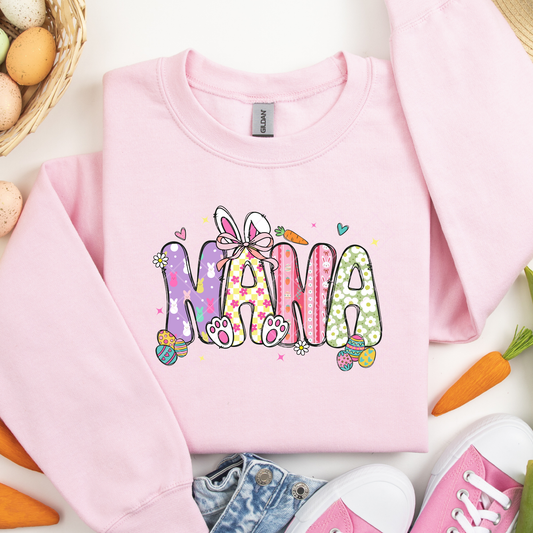 Nana Easter Bunny DTF Transfer