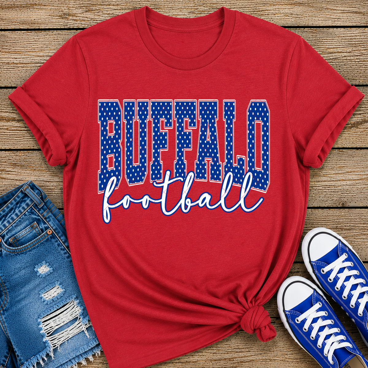 Buffalo Football Polk Dot DTF Transfer