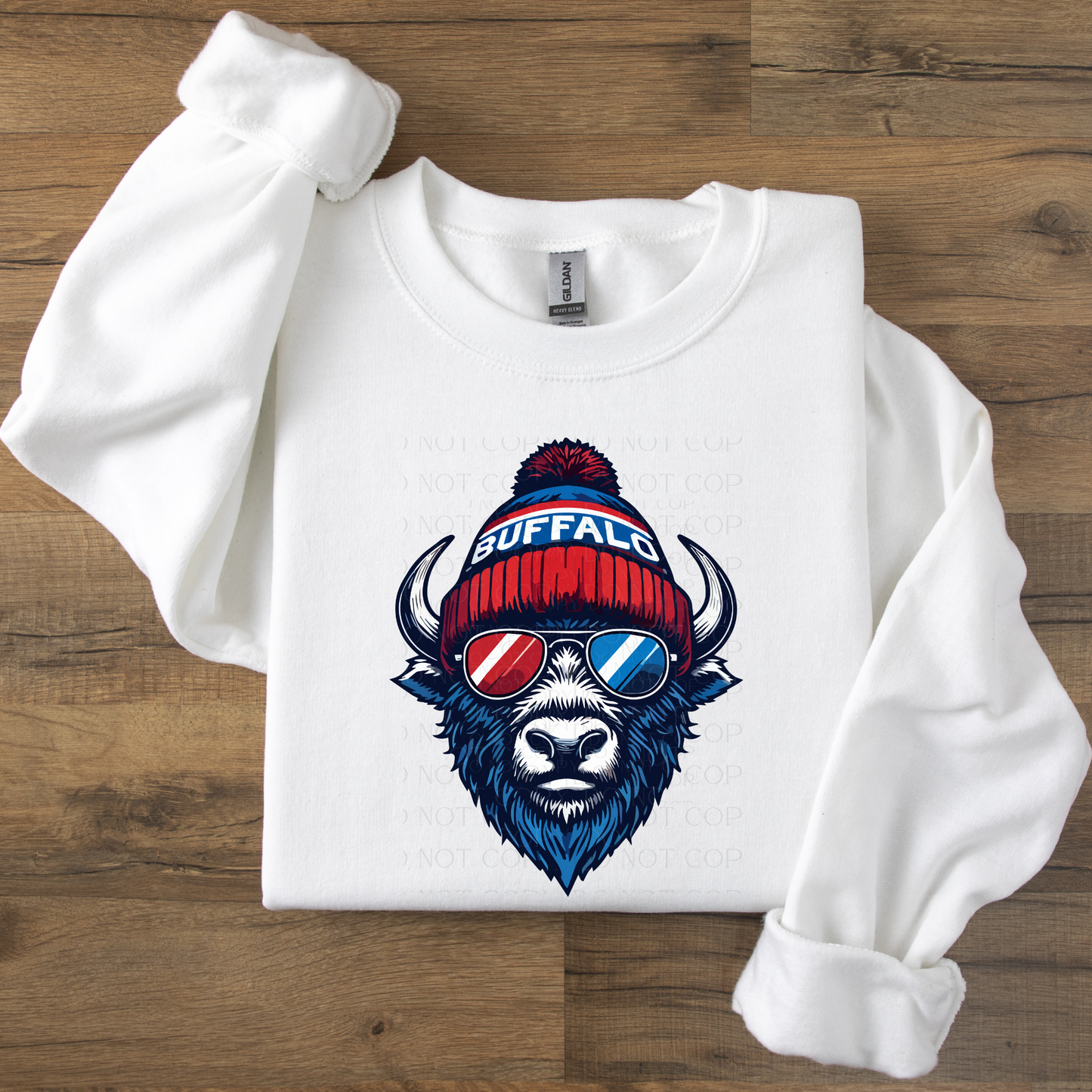 Buffalo Winter Hat DTF Transfer