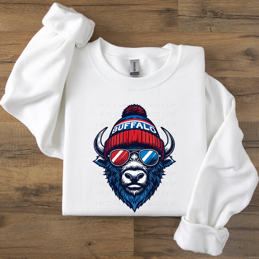 Buffalo Winter Hat DTF Transfer
