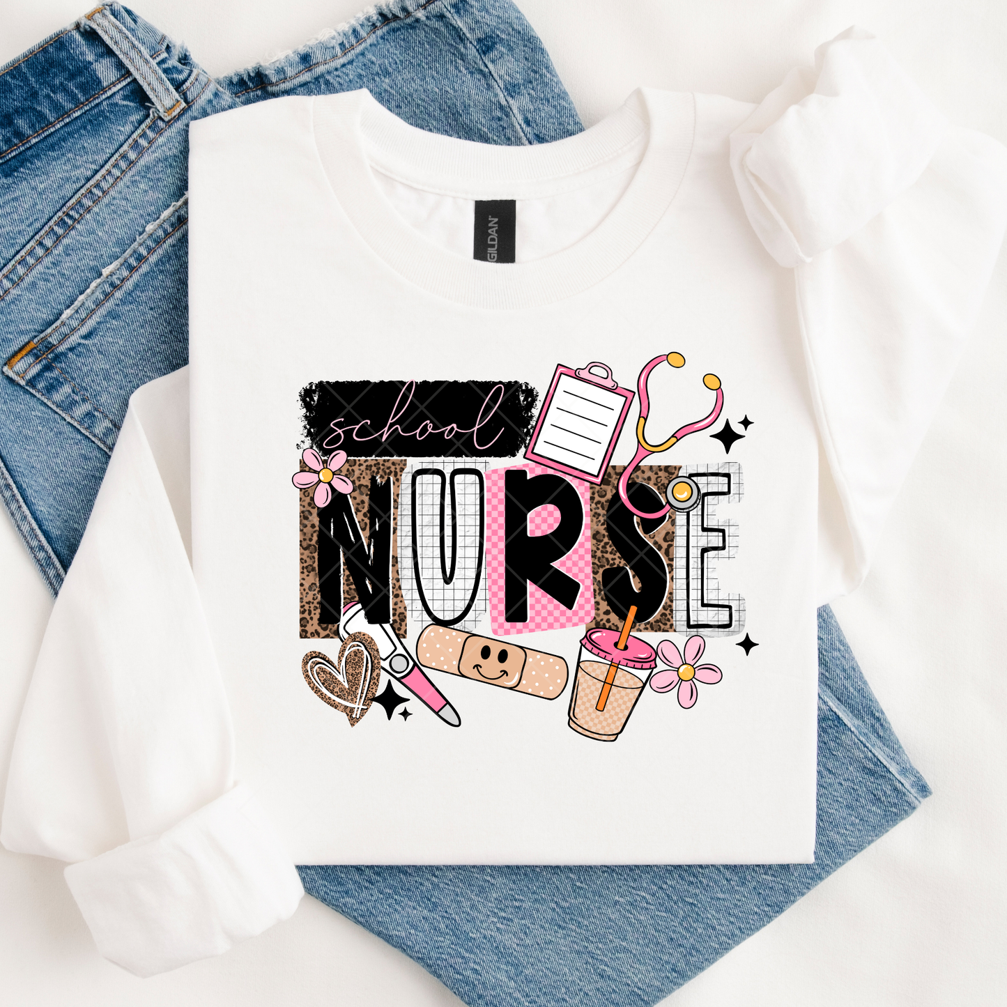 School Nurse DTF Transfer