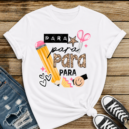 Para Pencil Scissors DTF Transfer