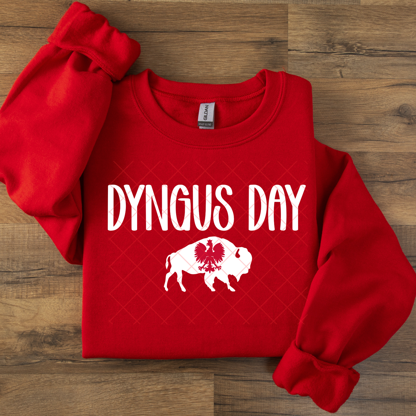 Buffalo Dyngus Day Distressed DTF Transfer