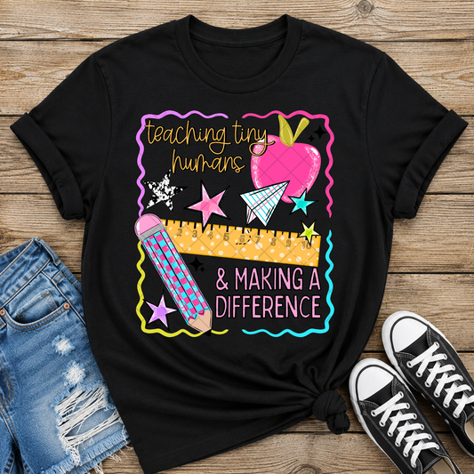 Teaching Tiny Humans and Making a Difference DTF Transfer