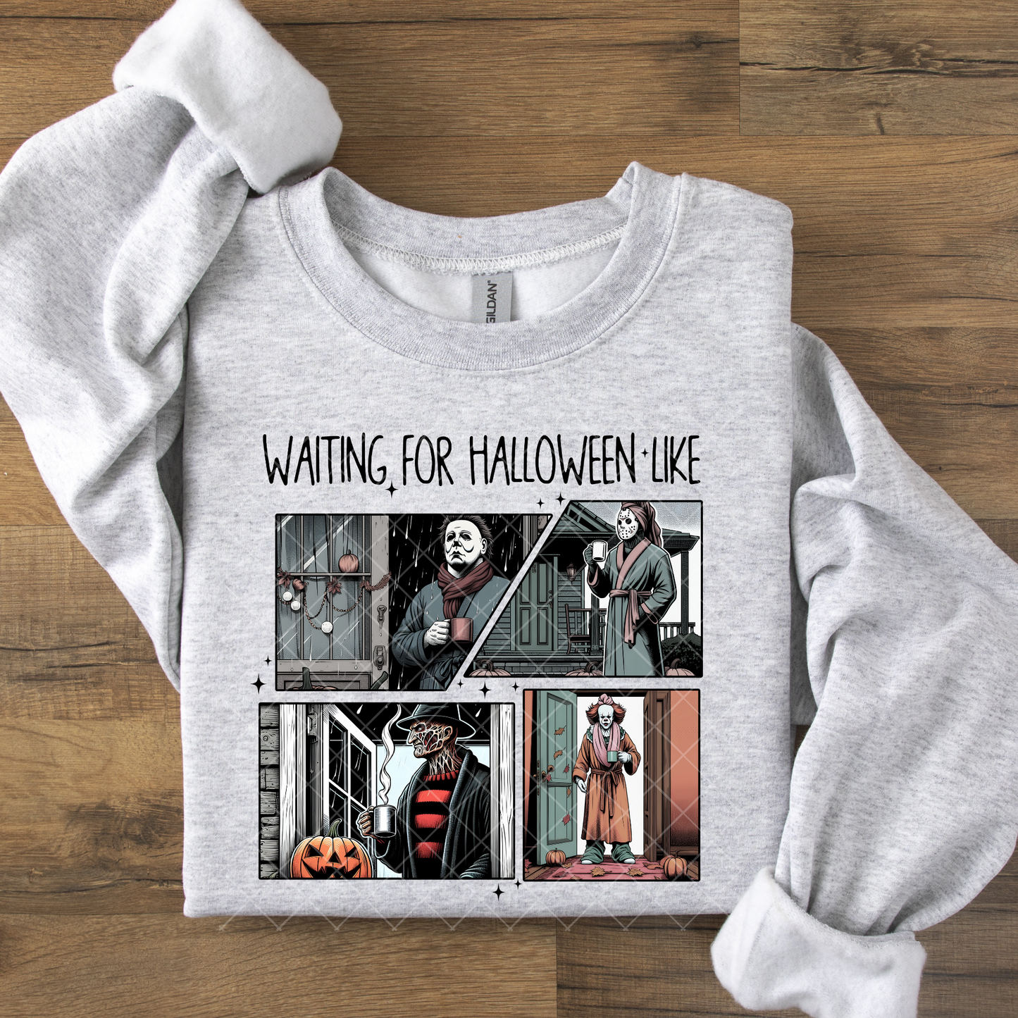 Finished Sweatshirt, Build a Tee, Create Your Own Shirt,  Crewneck Pressed For You, Custom