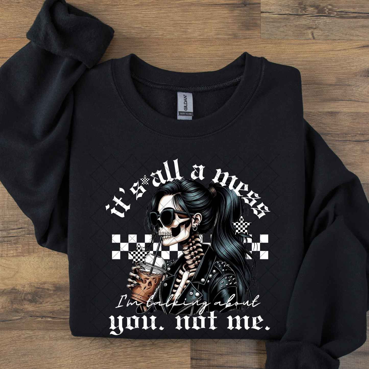 Finished Sweatshirt, Build a Tee, Create Your Own Shirt,  Crewneck Pressed For You, Custom