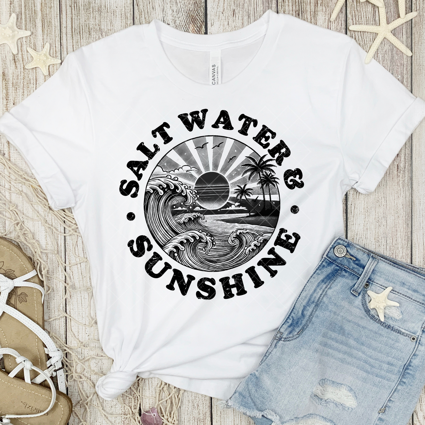 Salt Water and Sunshine DTF Transfer