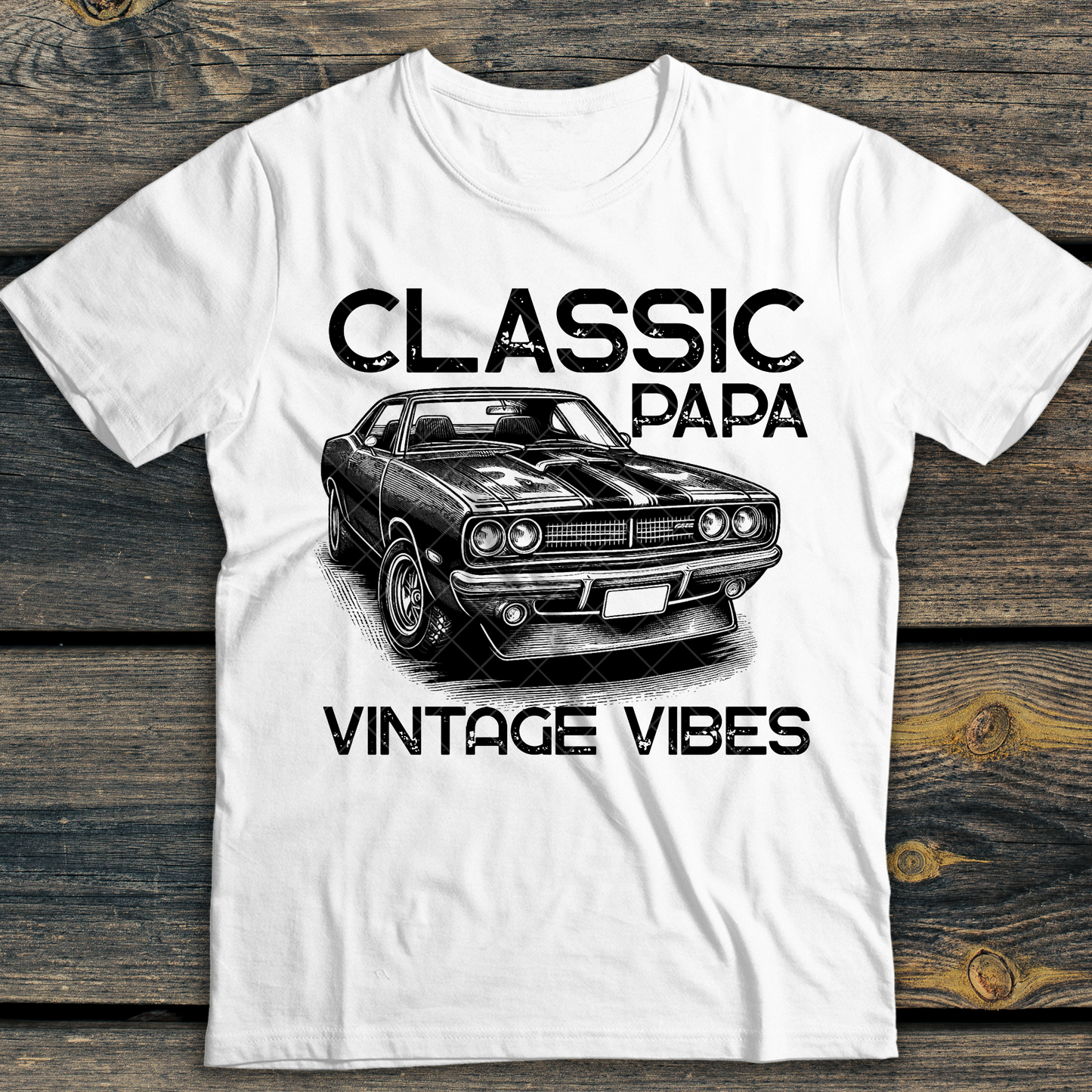 Classic Dad, Papa, or Grandpa Vintage Vibes DTF Transfer