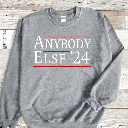 Anybody Else 2024 Red White Dtf Transfers Ready To Press Heat Transfer Direct Film Print Funny