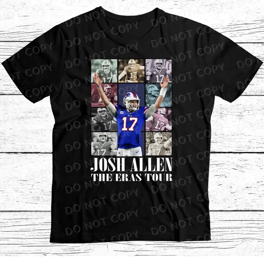 Buffalo Football Allen Eras Dtf Transfers Ready To Press Heat Transfer Direct Film Print