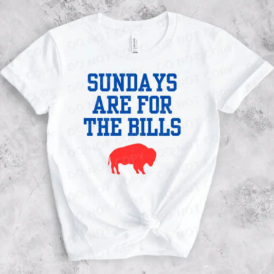 Sundays Are For The Bills Buffalo Football Dtf Transfer